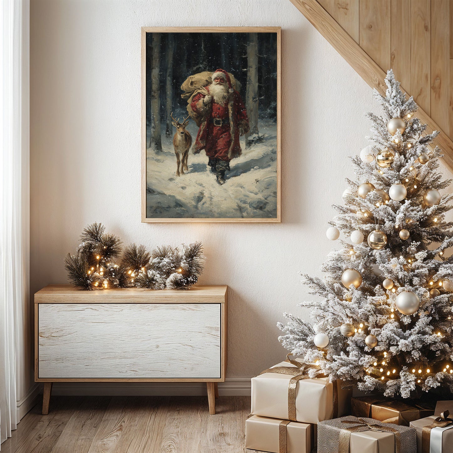Forest Friends Share Winter's Magic