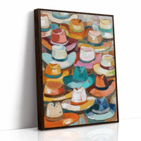 Colorful Brims Under Desert Sun