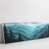 Blue Mountains In Morning Mist