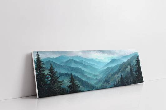 Blue Mountains In Morning Mist