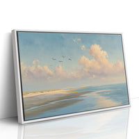 Birds Soar Above Coastal Reverie