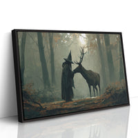 Forest Keeper Meets Ancient Stag