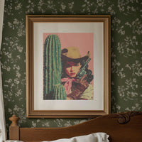 Cactus Rose in the Desert Sun