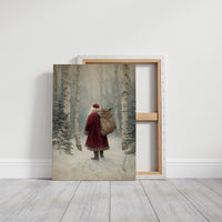 Through Birch Woods On Christmas Eve