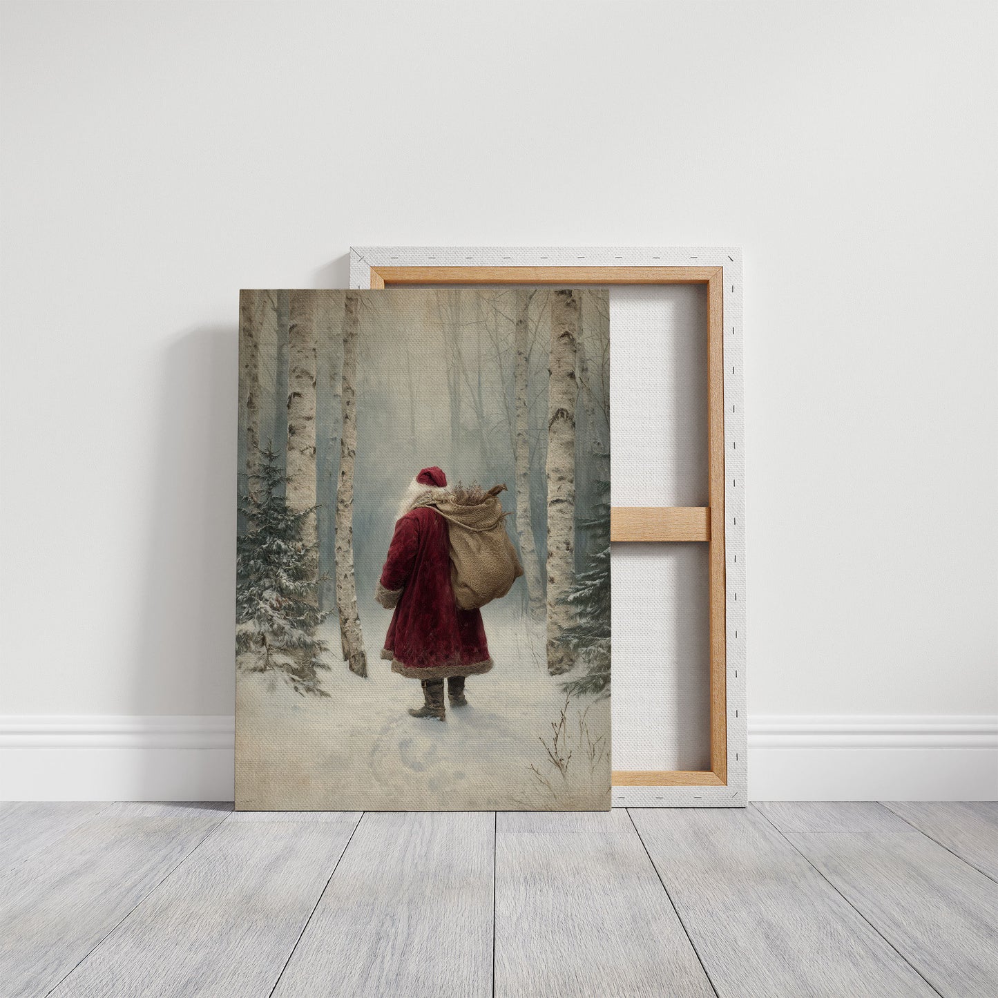 Through Birch Woods On Christmas Eve