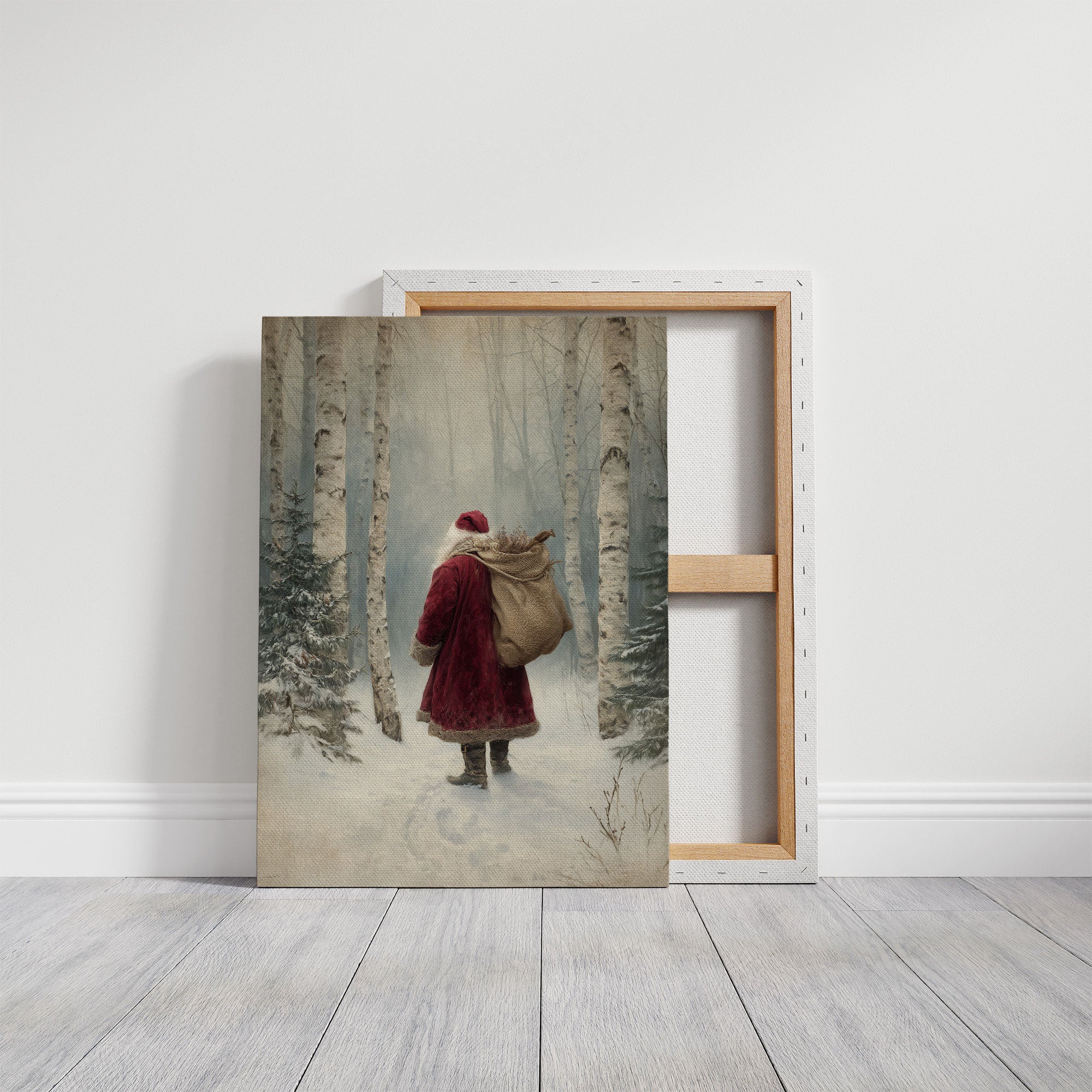 Through Birch Woods On Christmas Eve