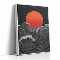 Crimson Sun Over Tides