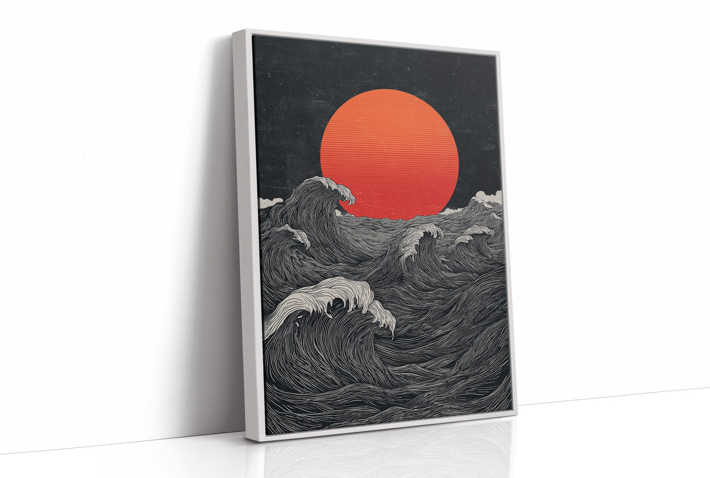 Crimson Sun Over Tides