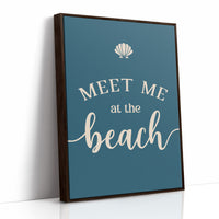 Coastal Invitation in Teal Depths