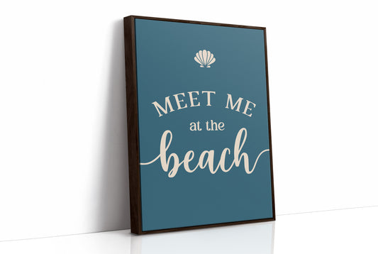 Coastal Invitation in Teal Depths