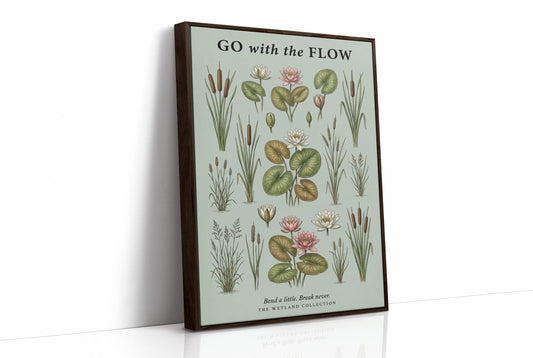 Go with the Flow: Vintage Wetland Chart