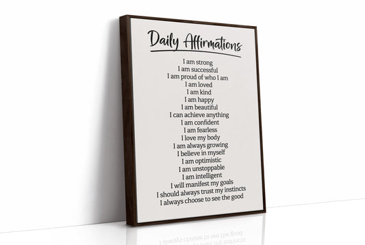 Daily Affirmations For Positive Living