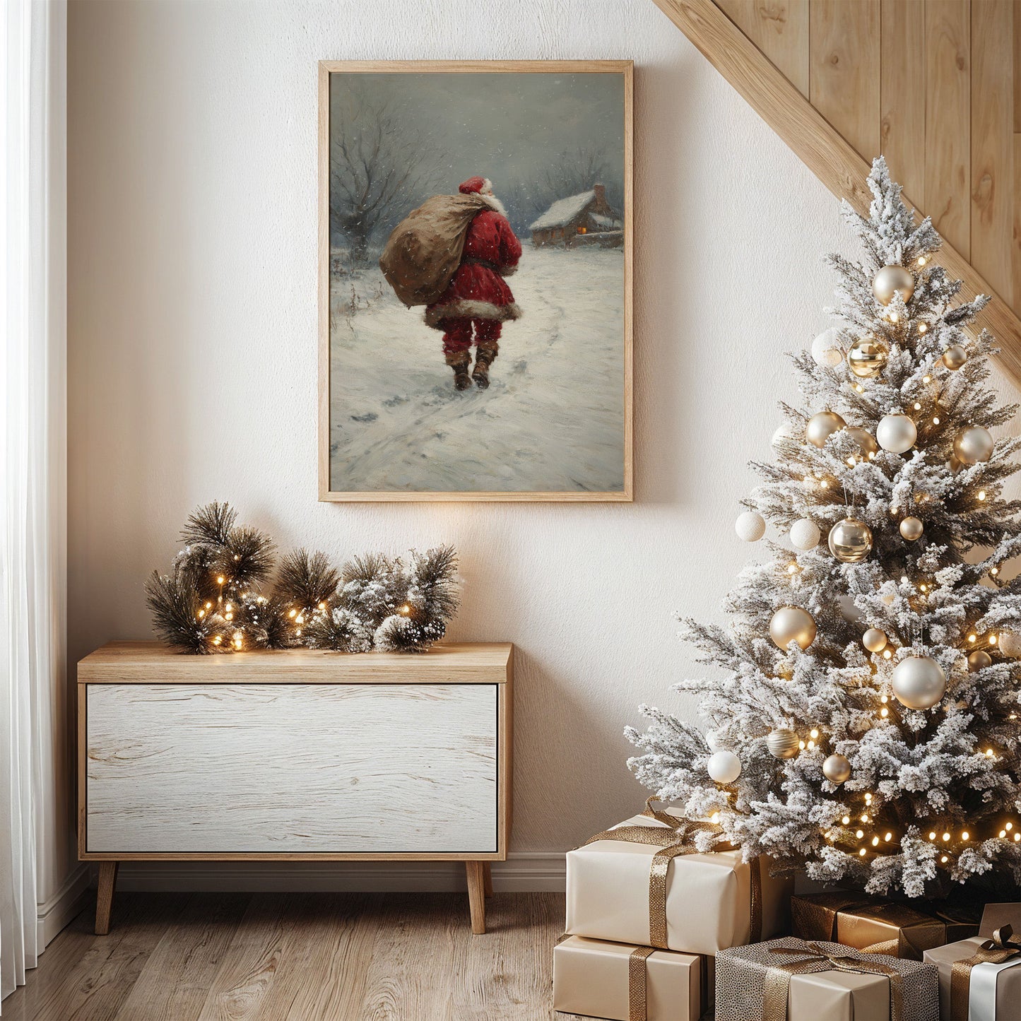Snow Falls Soft On Christmas Eve