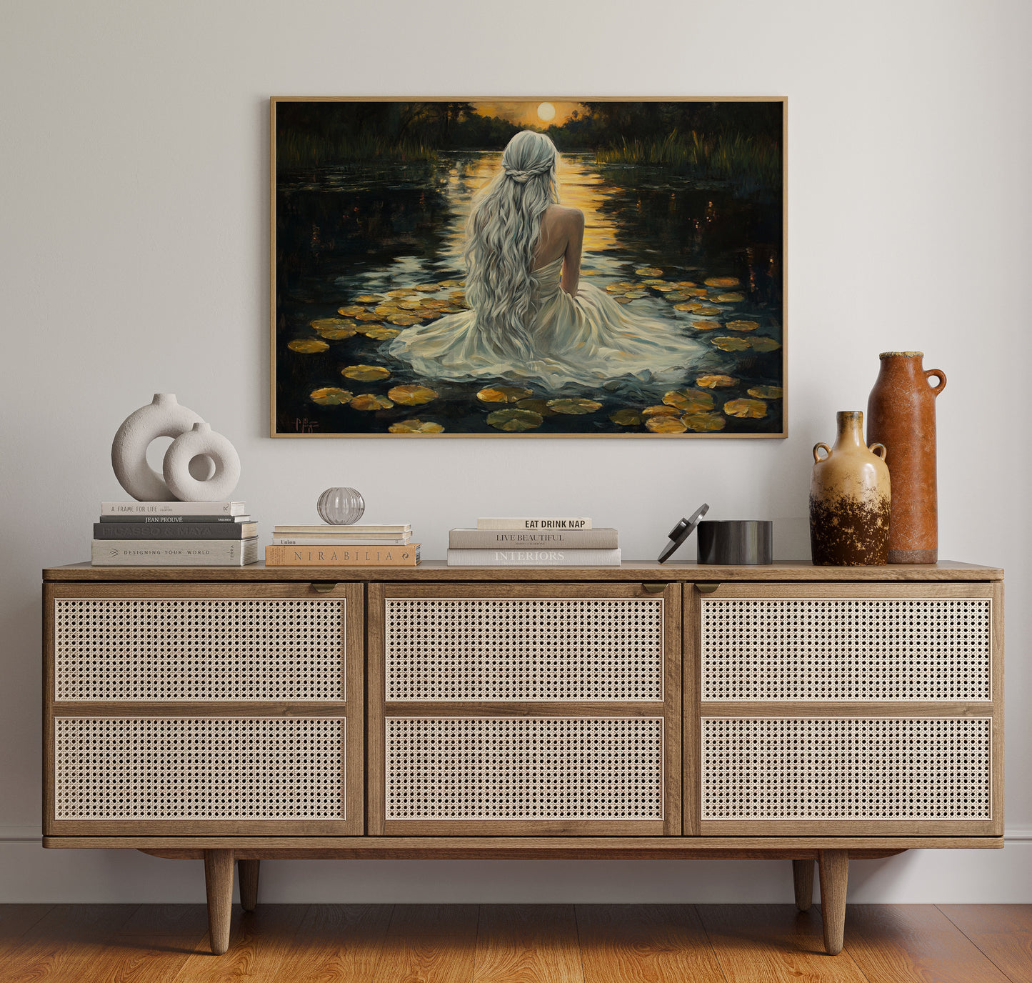 Moonlit Waters Dance With Gold