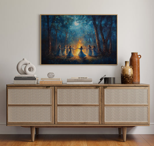 Moonlit Dance In Ancient Woods