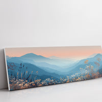 Wildflowers Above The Blue Valleys