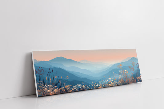 Wildflowers Above The Blue Valleys