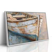 Weathered Hull Awaits The Tide