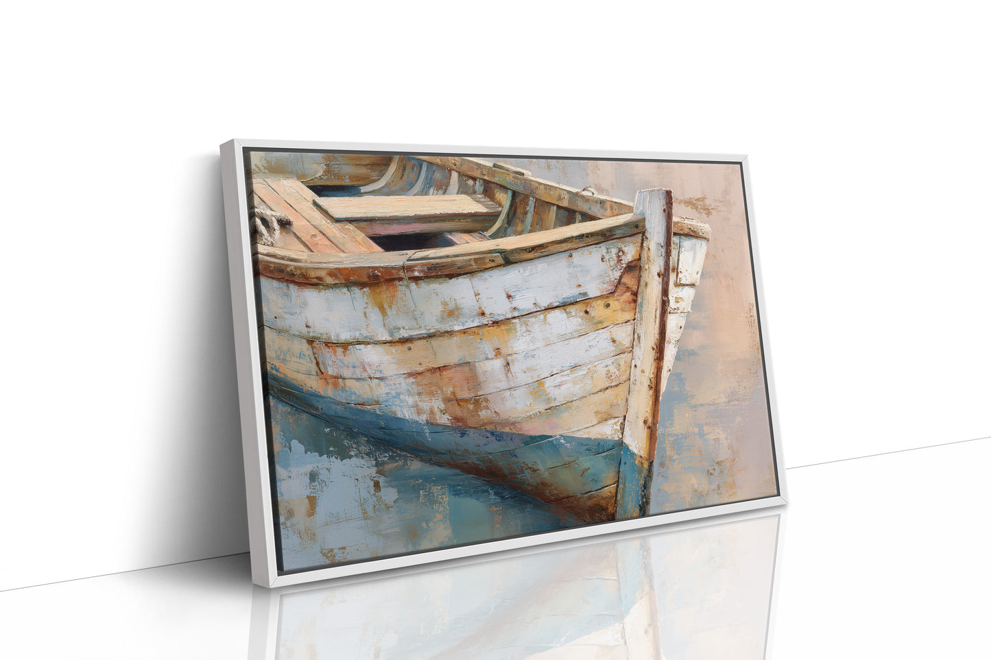 Weathered Hull Awaits The Tide