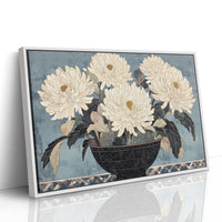 Chrysanthemums Bow To Winter's Song