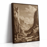 Sepia Canyons Of Forgotten Time