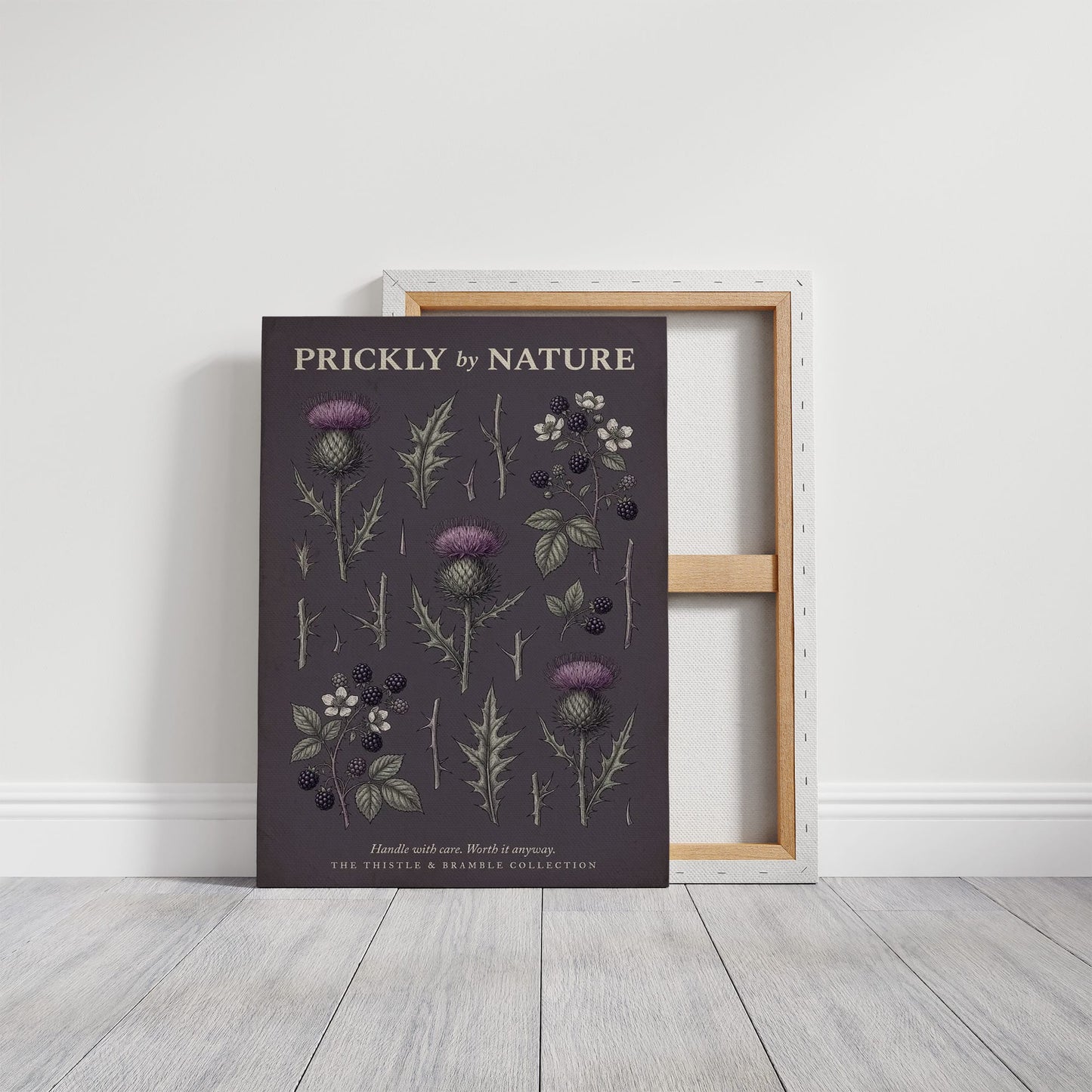 Prickly by Nature: Vintage Thistle & Bramble Chart