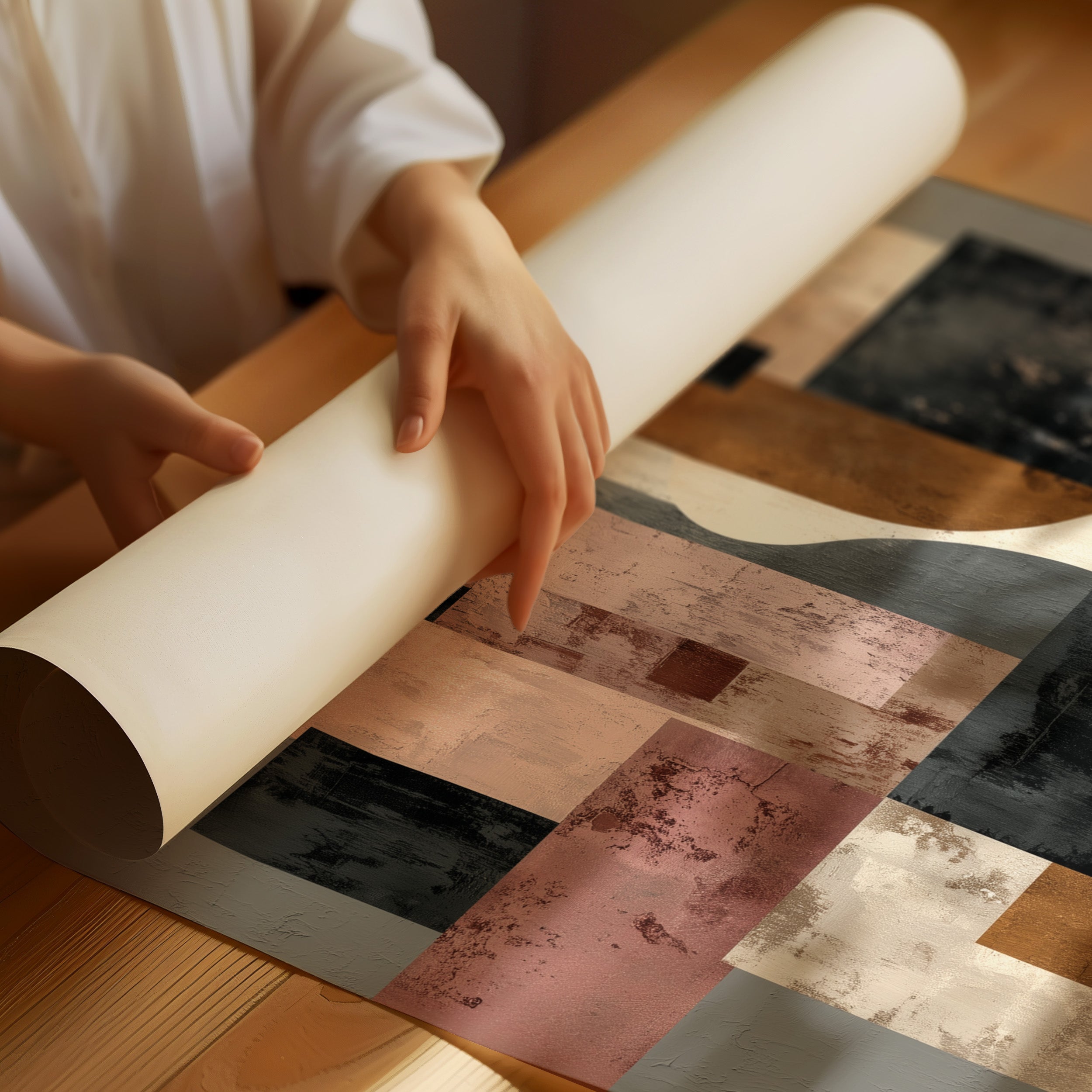 Modernist Forms Dance In Sunlight