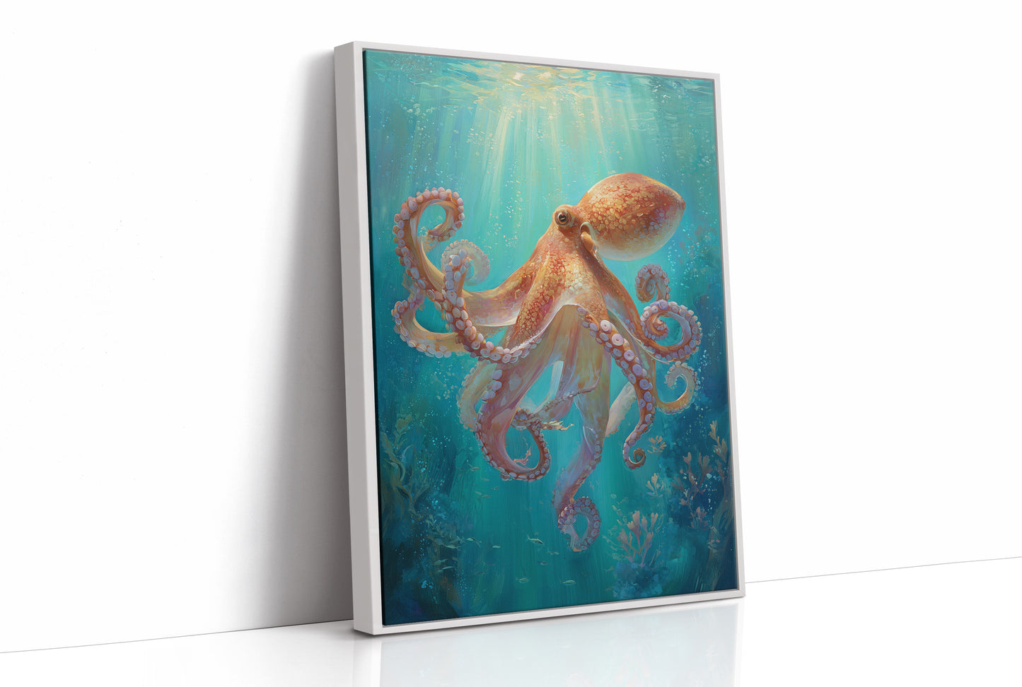 Cerulean Embrace of Eight Arms