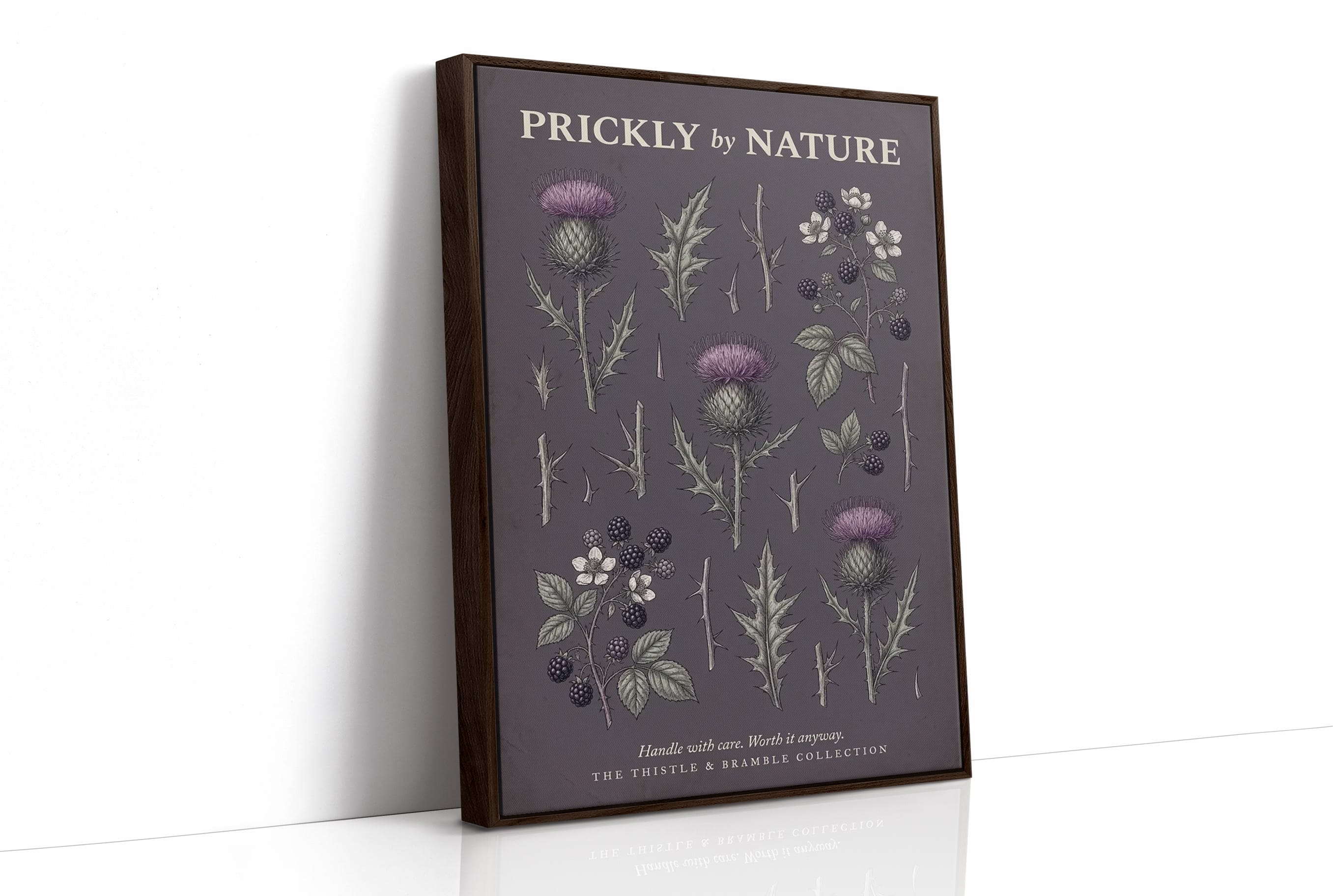 Prickly by Nature: Vintage Thistle & Bramble Chart