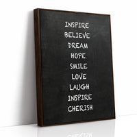 Inspire Believe Dream Hope