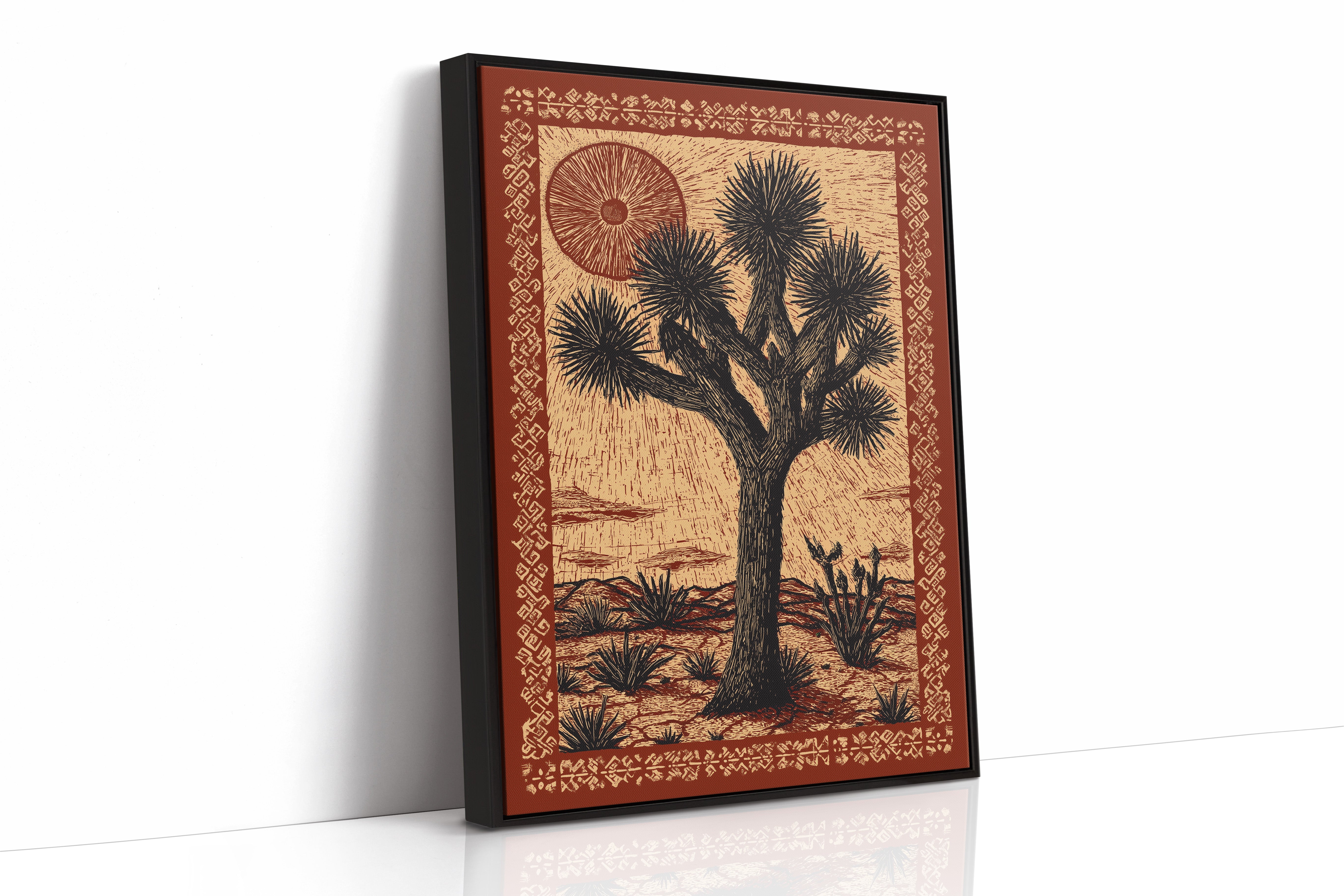 Desert Sentinel At Sundown