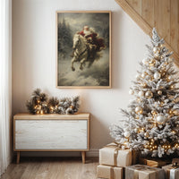 Through Winter Woods On Moonlit Steed