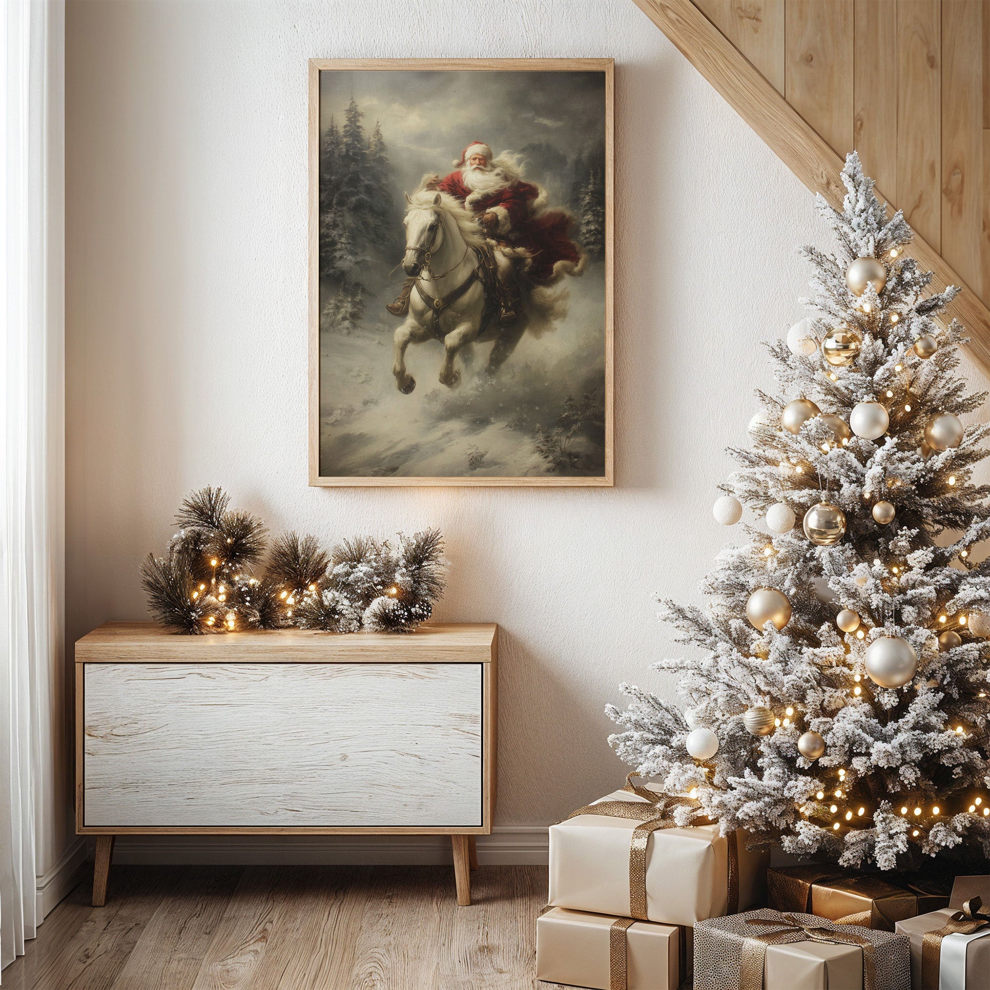 Through Winter Woods On Moonlit Steed