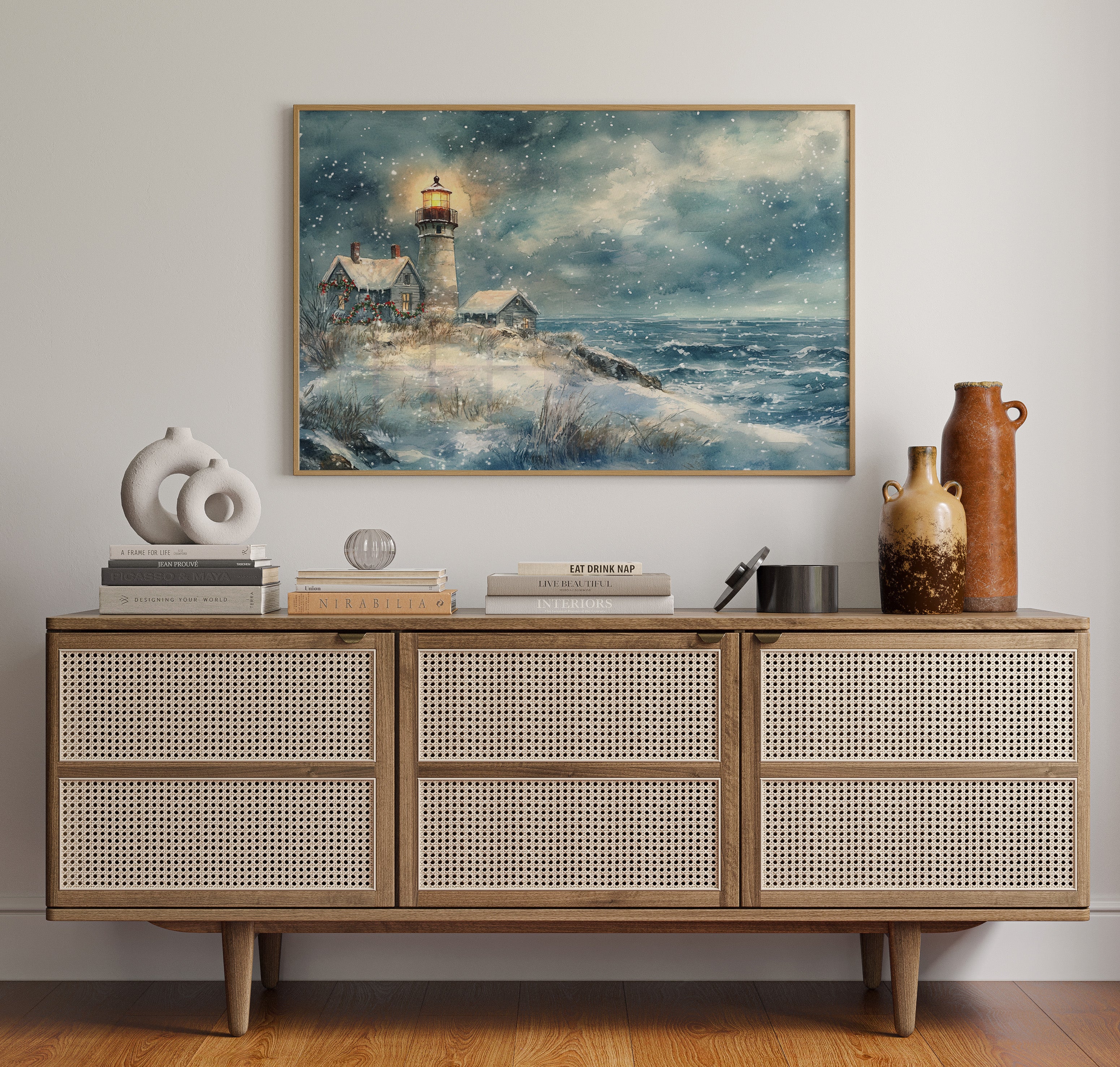Winter Light Guides Ships Home