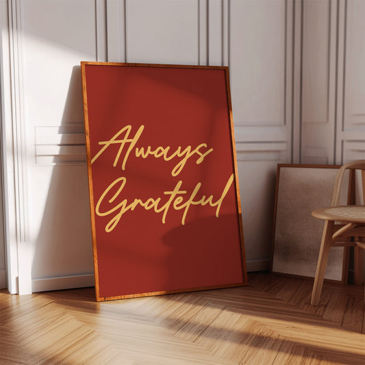 Autumn Letters Carry Simple Grace