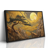 Pine Bends Toward Midnight's Gold