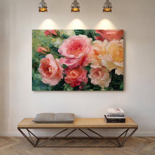 Summer Roses Paint Their Stories