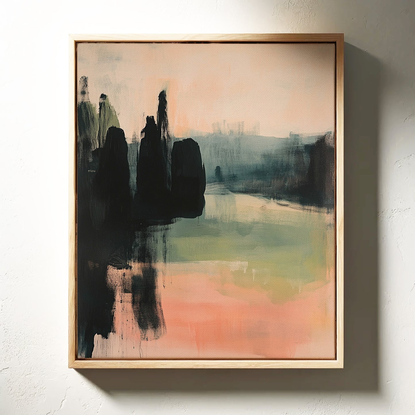 Cypress Trees Hold Evening's Secrets