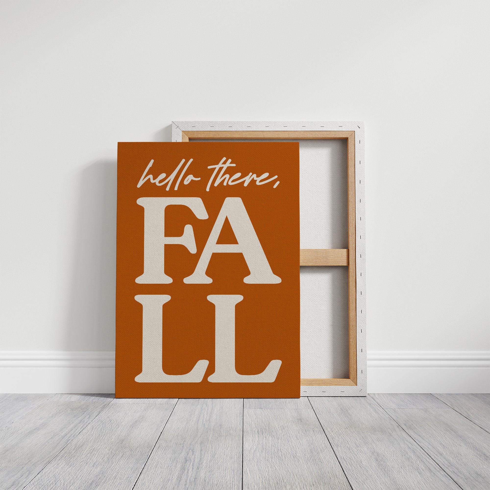 Autumn Greetings In Bold Letters