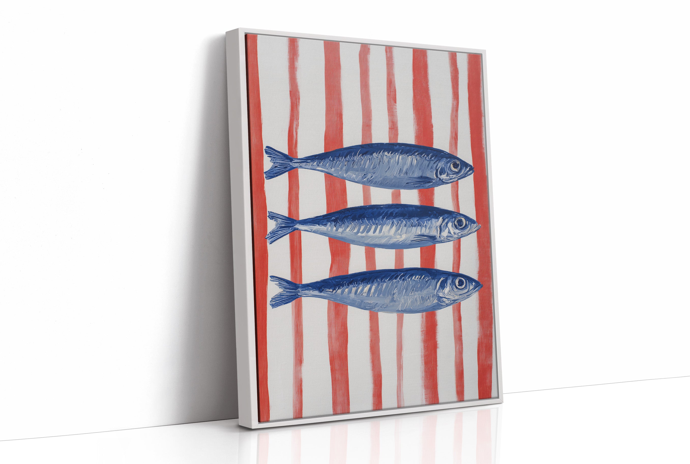 Coastal Blues Meet Striped Shores