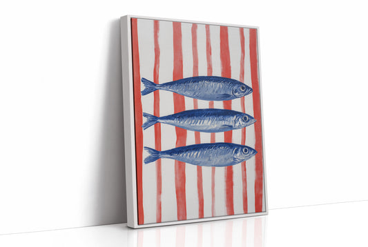 Coastal Blues Meet Striped Shores