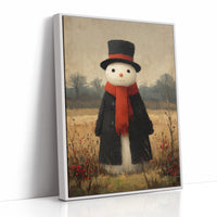 Snowman in the Meadow