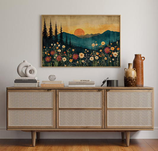 When the Wildflowers Watched the Sun Go Down