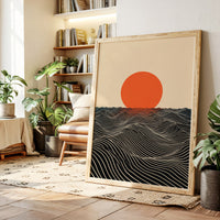 When Sun Meets the Sea's Embrace