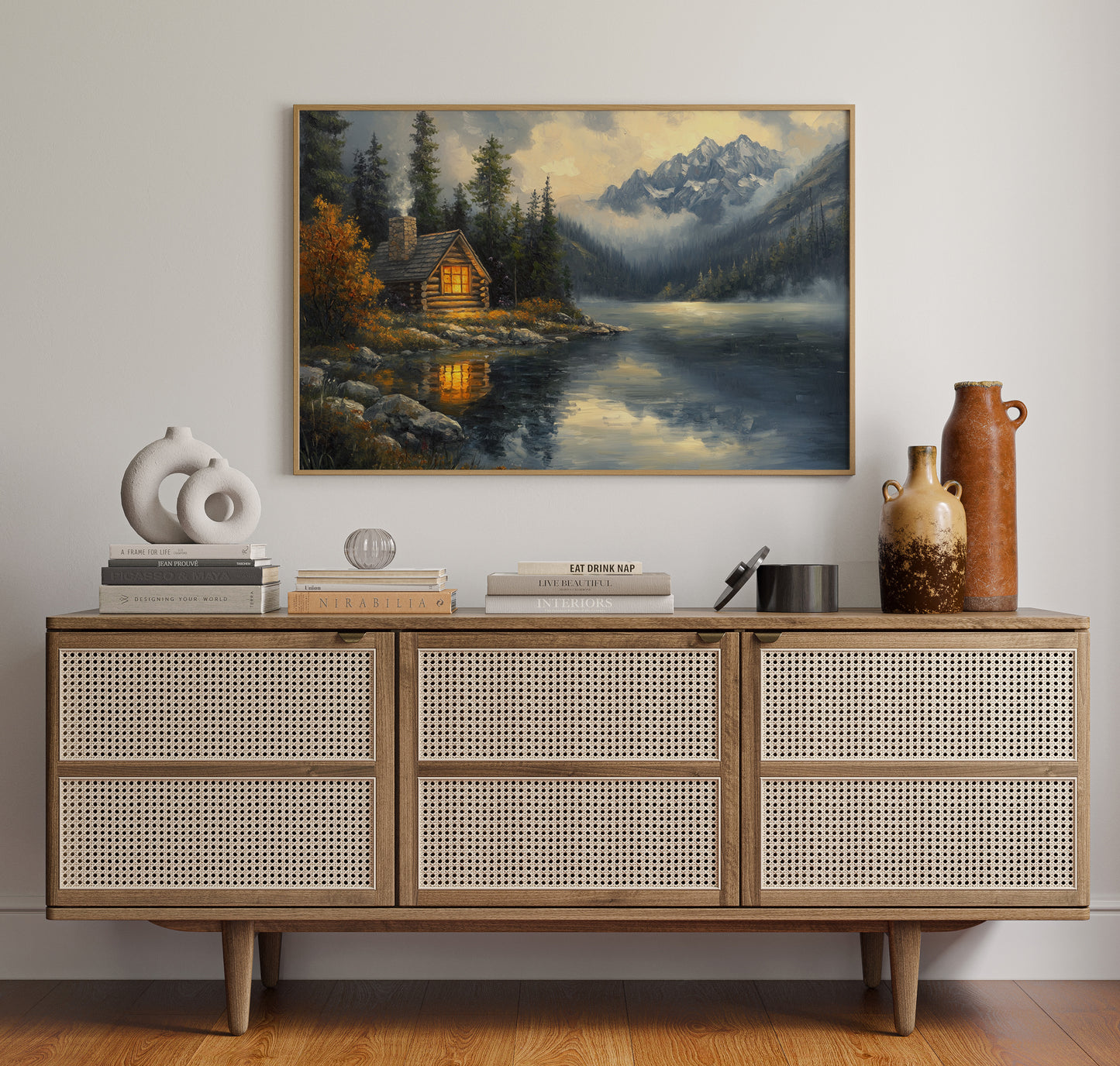 Autumn Light Warms Mountain Waters