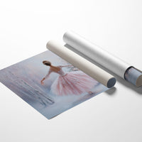 Winter Ballet Beneath Frosted Pines