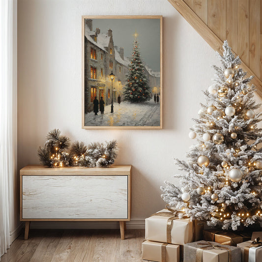 Winter Streets Glow With Promise