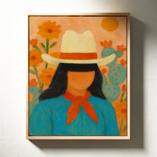 Cowgirl in Bloom