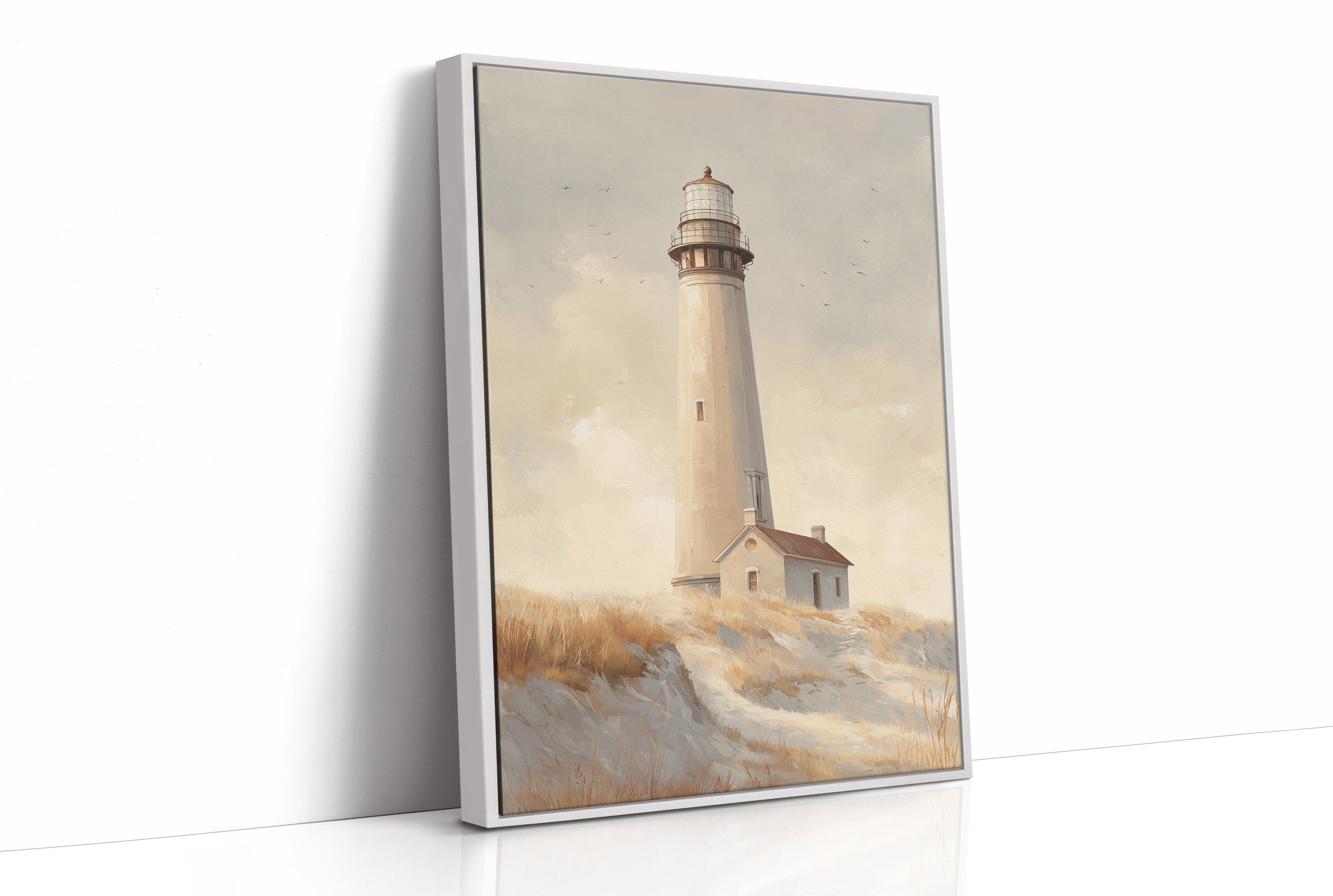 Coastal Beacon Awaits Evening Tide