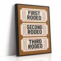 First, Second, Third Rodeo, Western Serif
